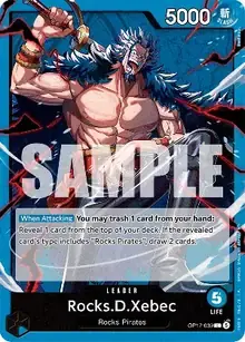Blue Rocks.D.Xebec leader card