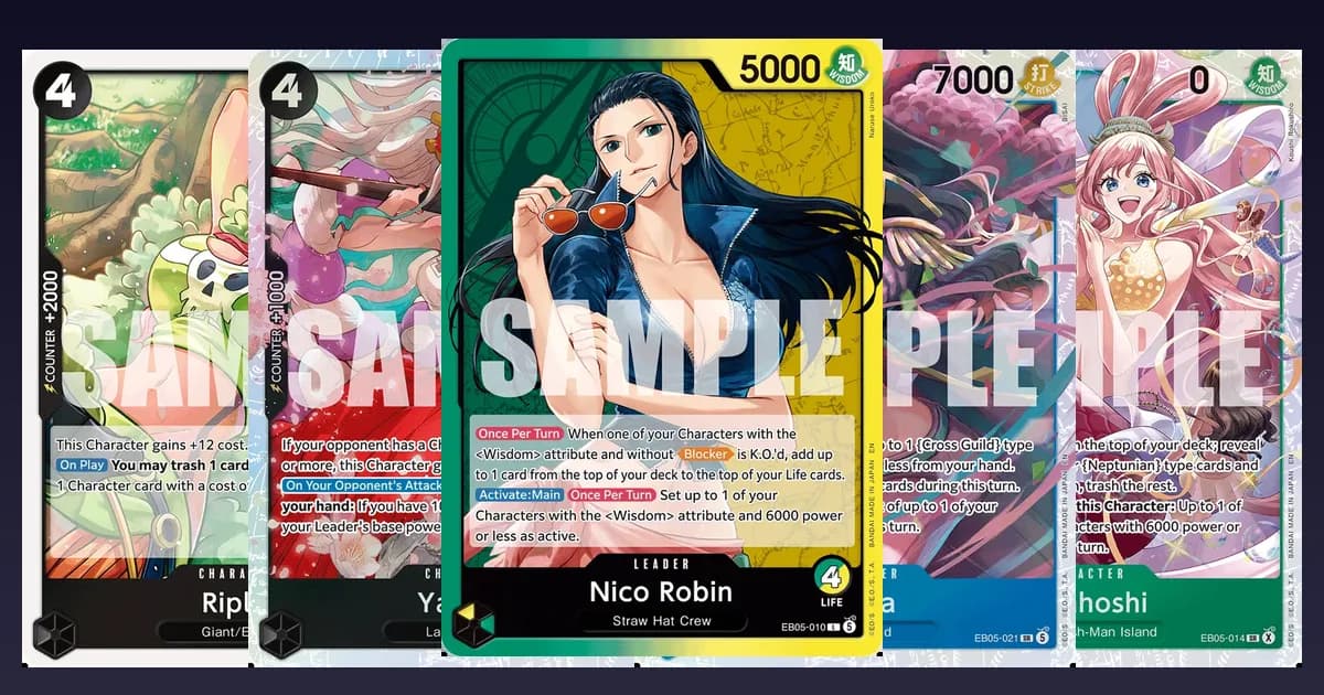 Preview: EB-05 Card List: The Heroines Vol 2 Cards That Matter (Guides)