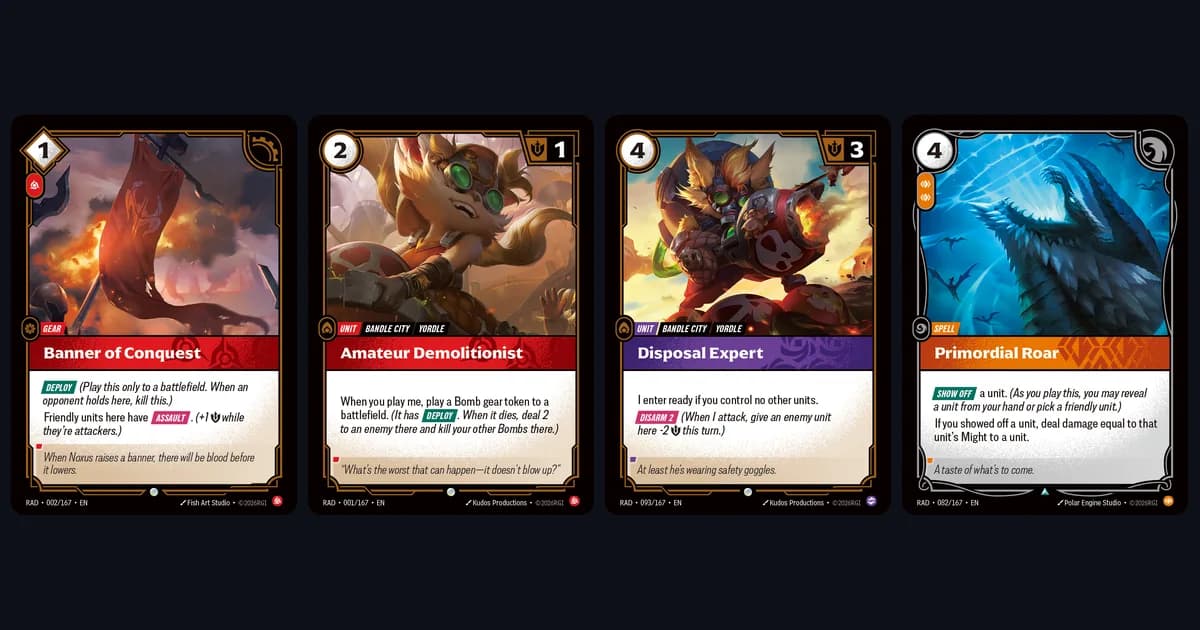 Preview: Riftbound Radiance Keywords: Deploy, Show Off and Disarm (Guides)